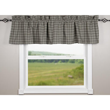 Pewter Summerville Valance Lined VLRE0911 - The Fox Decor